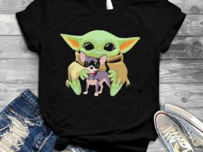 Baby Yoda Hug Chihuahua Dog Shirt