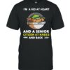 Baby Yoda I’m A Kid At Heart And A Senior Citizen At Knees And Back T-shirt