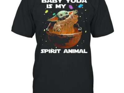Baby yoda is my spirit animal shirt