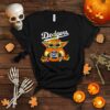 Baby Yoda Pumpkin Hug Los Angeles Dodgers Halloween Shirt