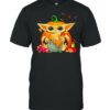 Baby Yoda pumpkin witch Halloween shirt