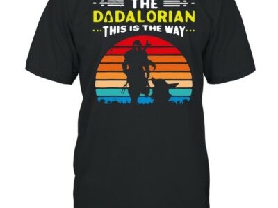 Baby Yoda The Dadalorian This Is The Way Vintage Retro T-shirt