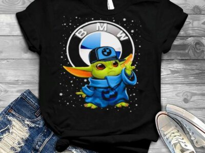 Baby Yoda Wear Hat Bmw Logo So Cool Shirt