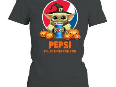 Baby Yoda Witch Hug Pepsi I’ll Be There For You Halloween shirt
