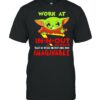 Baby Yoda work at In-N-Out Burger taught me patience shirt