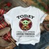 Baby Yoda Yoga today I will not stress over things I can’t control shirt