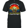 Baby Yoda You May Call It Coffee I Call It My Emotional Support Beverages T-shirt