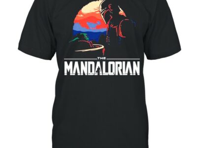 Boba Fett and Baby Yoda the mandalorian vintage shirt