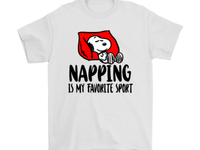 Napping Is My Favorite Sport Snoopy Shirts