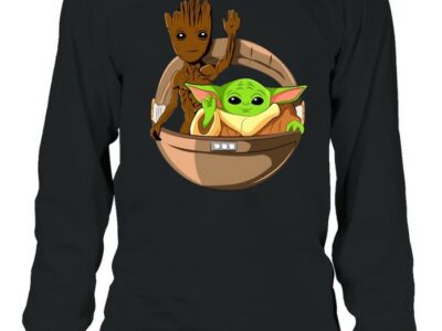 Cute-Waving-Baby-Groot-Baby-Yoda-In-Hover-Pram-Gift-Star-Wars-Guardians-Of-The-Galaxy-Shirt-Long-Sleeved-T-shirt.jpg