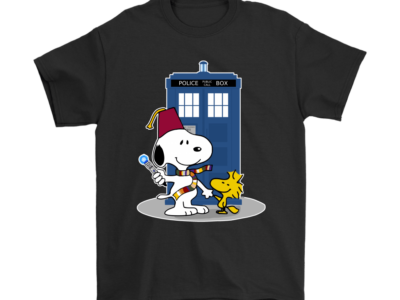 Doctor Who Tardis Mashup Snoopy Shirts