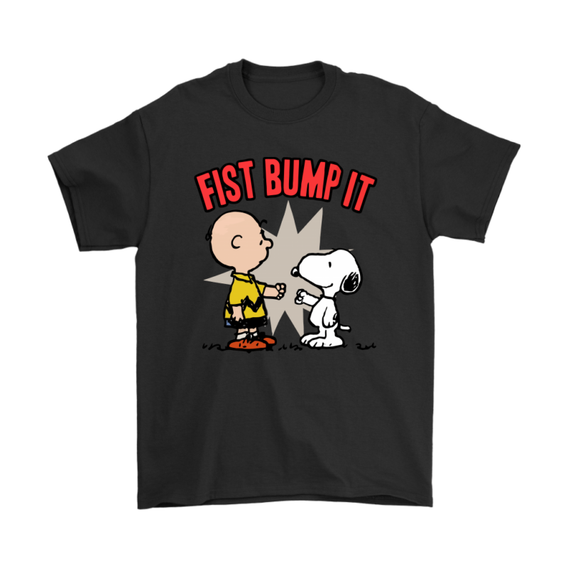 Fist Bump It Charlie Brown And Snoopy Shirts