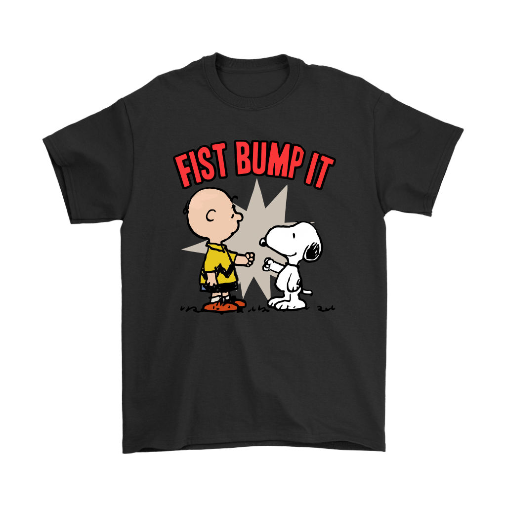 Fist Bump It Charlie Brown And Snoopy Shirts