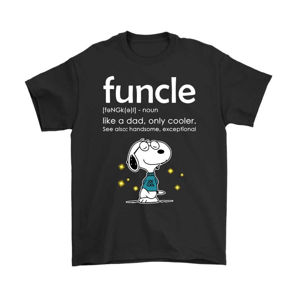 Funny Uncle Funcle Definition Snoopy Shirts