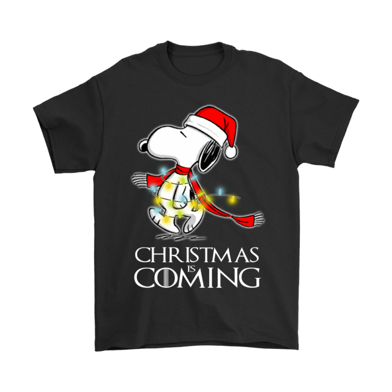 Game Of Thrones Christmas Is Coming Snoopy Shirts