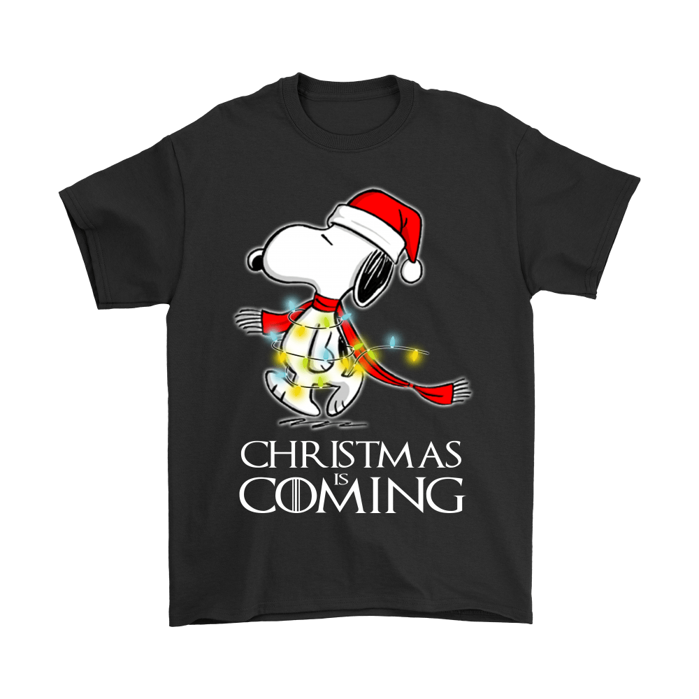 Game Of Thrones Christmas Is Coming Snoopy Shirts