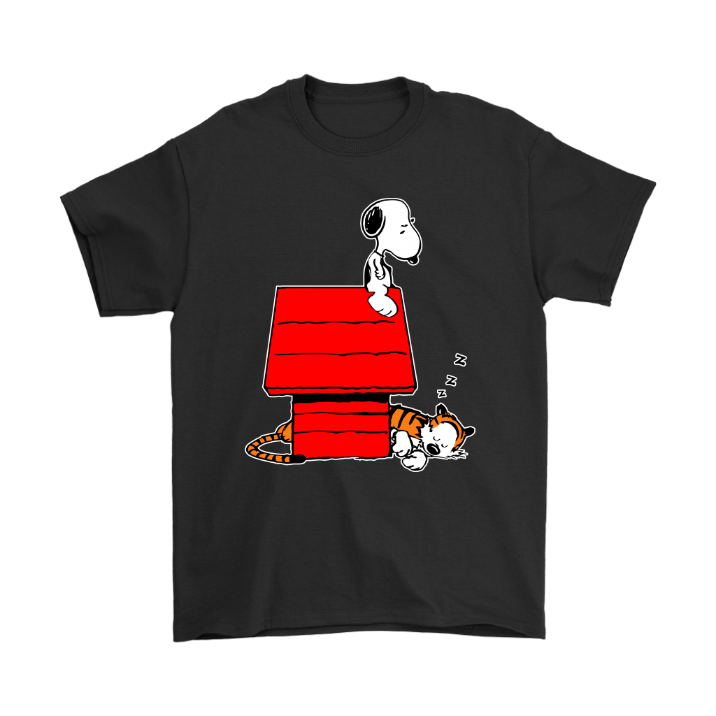 Hobbes Calvin And Hobbes Mashup Snoopy Shirts