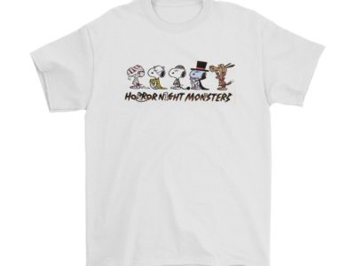 Horror Night Monsters Halloween Snoopy Shirts