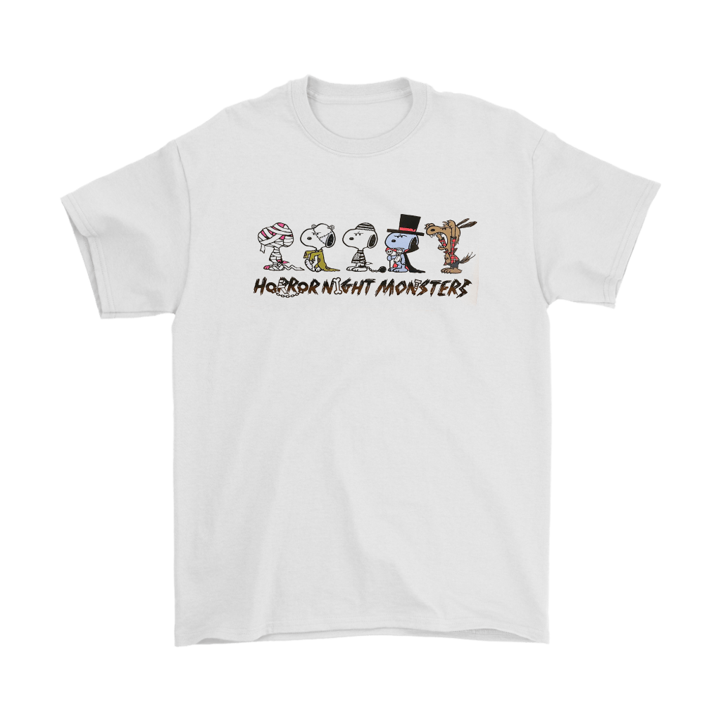 Horror Night Monsters Halloween Snoopy Shirts