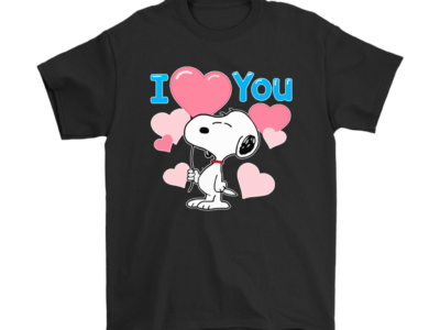 I Love You Heart Balloons Valentine Snoopy Shirts