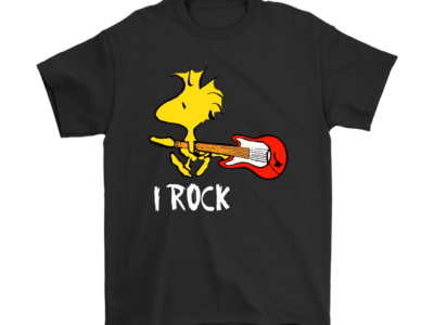 I Rock Woodstock Music Snoopy Shirts