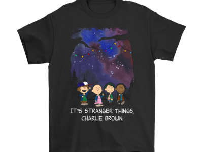 It’s Stranger Things Charlie Brown Snoopy Shirts