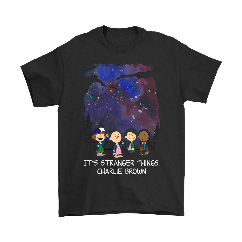 It's Stranger Things Charlie Brown Snoopy Shirts