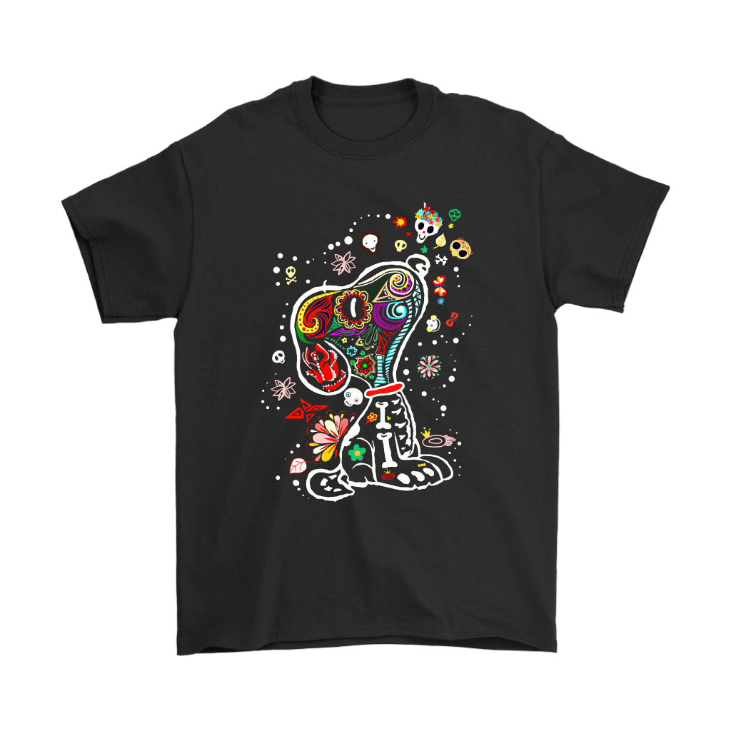 Calavera Snoopy Sugar Skull Snoopy Shirts - Hersmiles