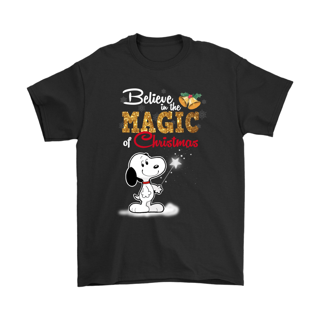 Believe In The Magic Of Christmas Snoopy Shirts