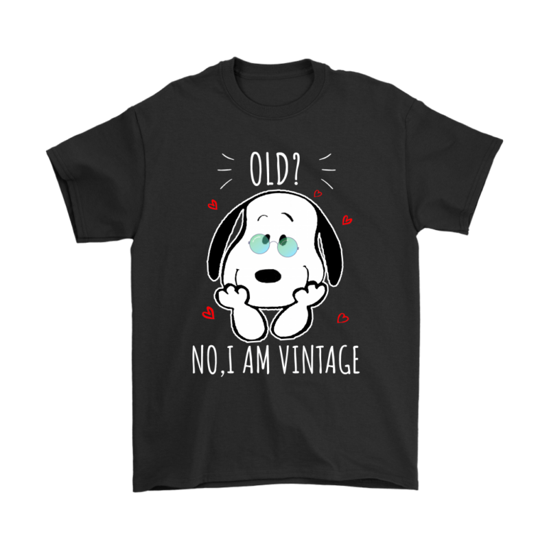 I’m Not Old I Am Vintage Grandma Grandpa Snoopy Shirts