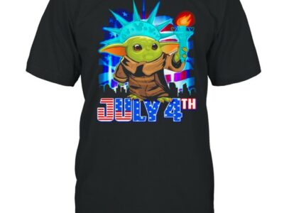 July 4th Independence Baby Yoda Shirt