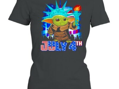 July 4th Independence Baby Yoda Shirt