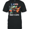 Land that i love yoda frog american flag shirt