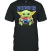 New england american football team face cover baby yoda shirt