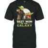 Nice master Yoda and baby Yoda best mom in the galaxy Star wars shirt