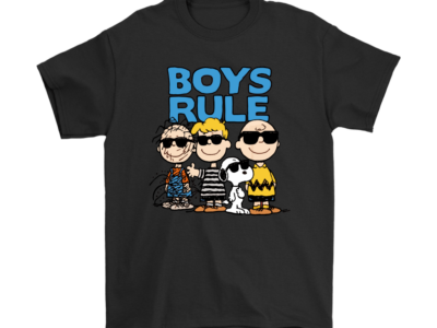 Peanuts Gang Boys Rule Snoopy Shirts