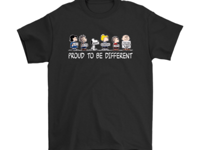 Proud To Be Different Charlie Brown Snoopy Shirts