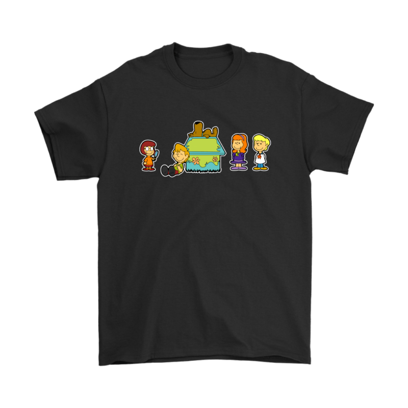 Shaggy Brown And The Scooby Crew Mashup Snoopy Shirts