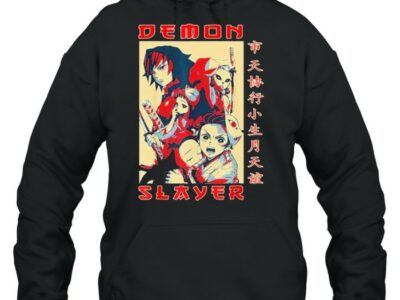 slayer demon anime shirt unisex hoodie