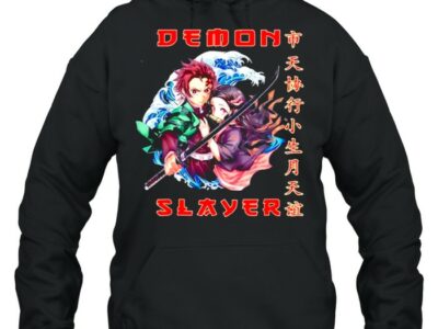 slayer demon anime graphic art shirt unisex hoodie