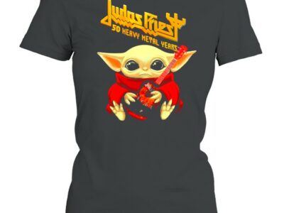 Star Wars Baby Yoda Hug Judas Priest 50 So Heavy Metal Years 2021 shirt