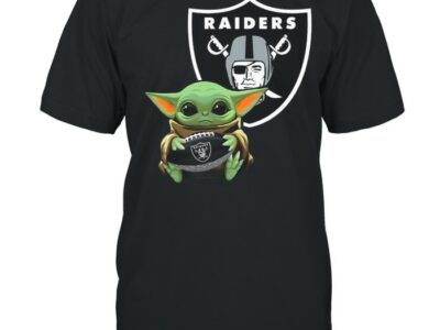 Star Wars Baby Yoda Hug Oakland Raiders shirt