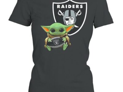 Star Wars Baby Yoda Hug Oakland Raiders shirt
