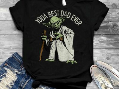 Star Wars Yoda Best Dad Ever Graphic T Shirt C2