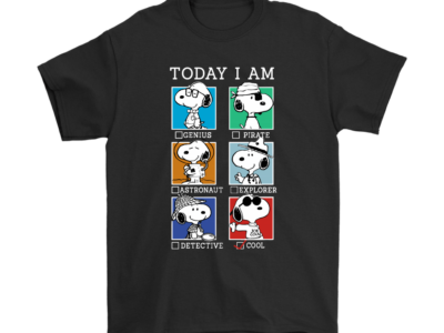 Styles Today I Am Joe Cool Snoopy Shirts
