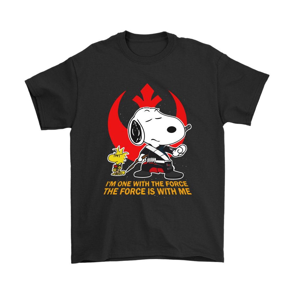 The Force Is With Me Star Wars Snoopy Shirts