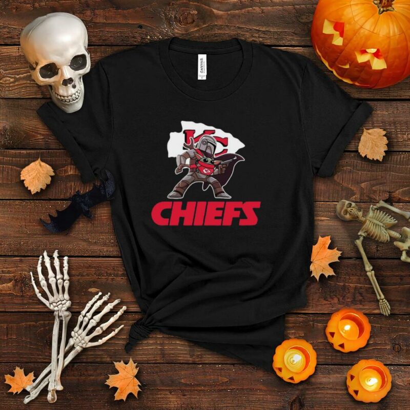 The Mandalorian And Baby Yoda Kansas City Chiefs Shirt
