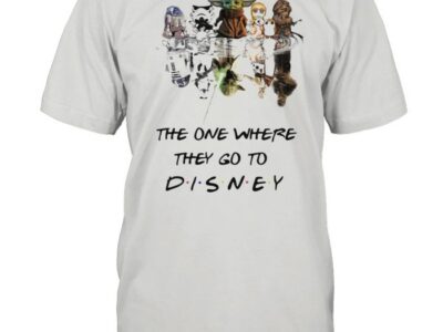 The One Where They Go To Disney Baby Yoda Star Wars Movie Shirt