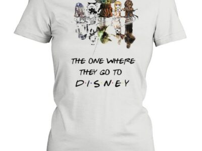 The One Where They Go To Disney Baby Yoda Star Wars Movie Shirt