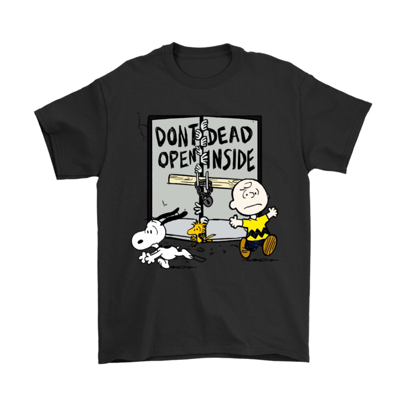 The Walking Dead Don’t Open Dead Inside Snoopy Shirts